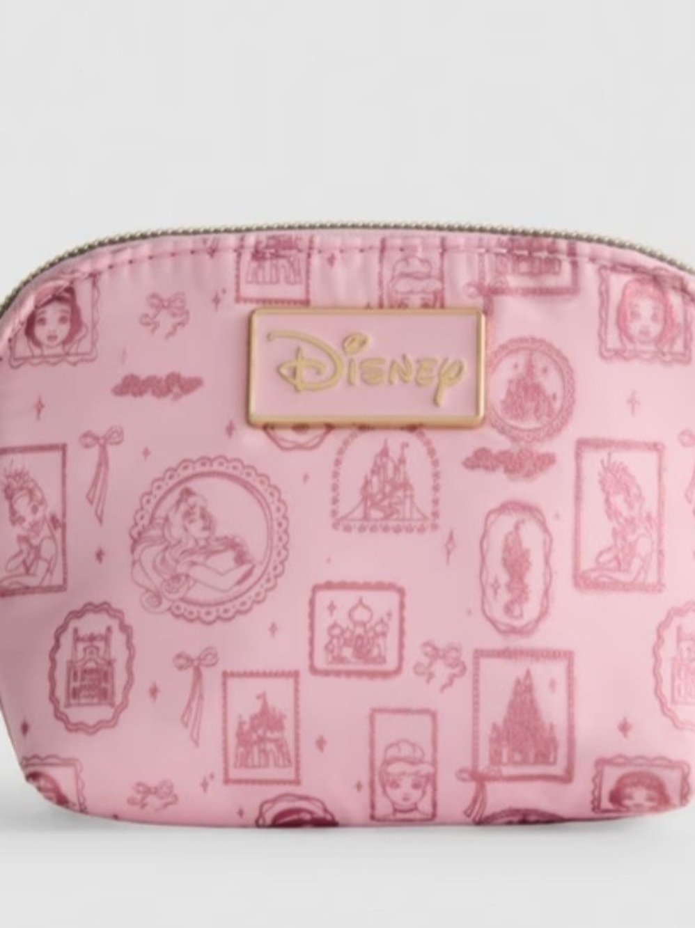 Disney Princess Cosmetic Makeup Bag Travel Pouch 5.5”x4” *Primark*-NEW